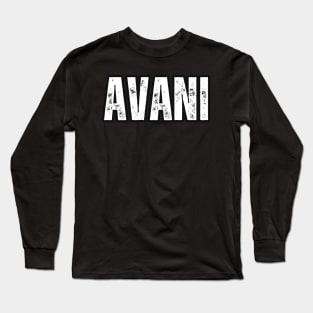 Avani Name Gift Birthday Holiday Anniversary Long Sleeve T-Shirt
